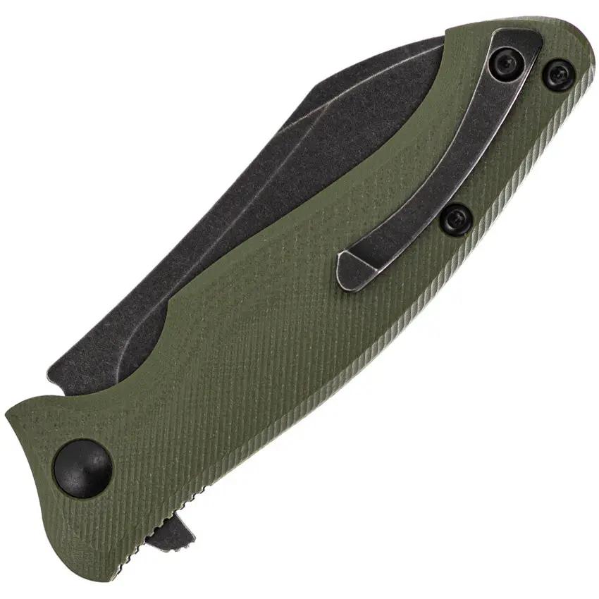 Steel Will Nutcracker F24 Linerlock Green F24-33 by Steel Will