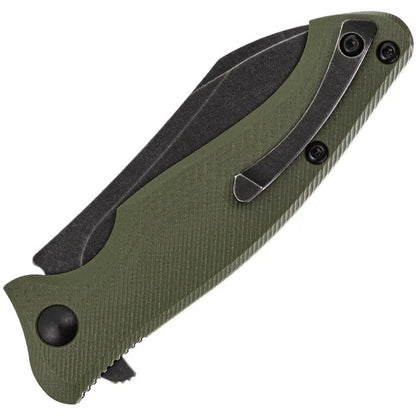 Steel Will Nutcracker F24 Linerlock Green F24-33 by Steel Will