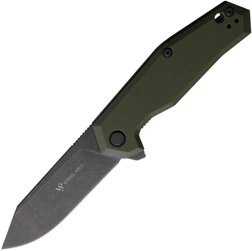Steel Will Tenet 2 Linerlock OD Green SWF31-33 by Steel Will