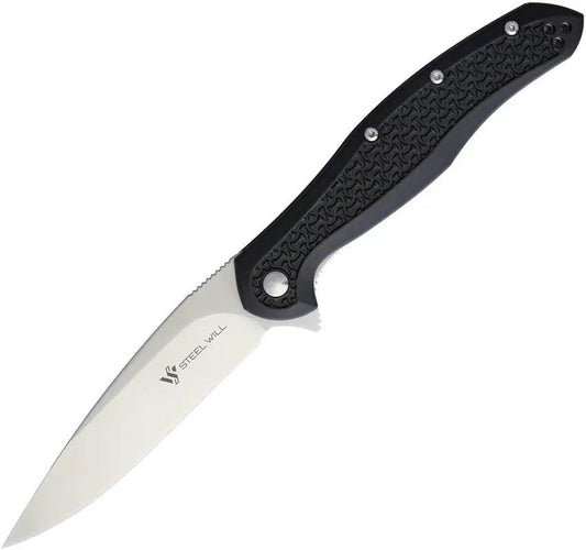 Steel Will Intrigue Linerlock Black F45-11 by Steel Will