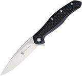 Steel Will Intrigue Mini Linerlock Black F45M-11 by Steel Will