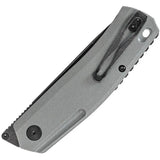 Steel Will Fjord F71 Linerlock - D2 Tool Steel Blade With Gray G10 Handle And Pocket Clip by Steel Will