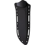 Steel Will Roamer R300 Fixed Blade - 6.25 Inch Black D2 Tool Steel Drop Point Blade, Full Tang, Black TPE Handle by Steel Will