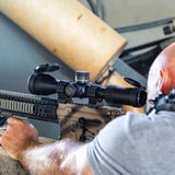 Sightmark Presidio 3-18x50 LR2 Scope - First Focal Plane Red Illuminated LR2 Reticle With Zero Stop by Sightmark