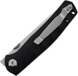Summit Gear Linerlock Knife - Black G10 Handle With Satin D2 Tanto Blade, 3.5 Inch Blade, 4.5 Inch Closed, Pocket Clip by Summit Gear