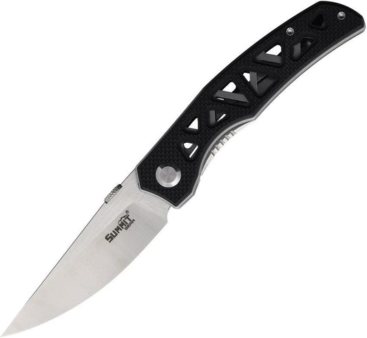 Summit Gear Linerlock Black G10 60.01.3200604-7CR14 by Summit Gear