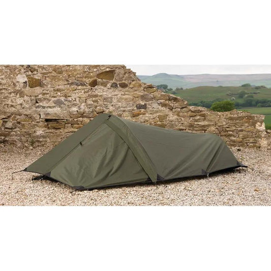 Snugpak Ionosphere IX Tent Olive - Lightweight One Person Shelter With Tape Sealed Seams And Quick Pack by Snugpak