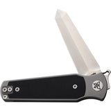 Krudo Mozaik Lte Framelock KMLZ428 - Gray Stainless Handle With Black G10 Onlay And 9Cr18MoV Blade by Krudo