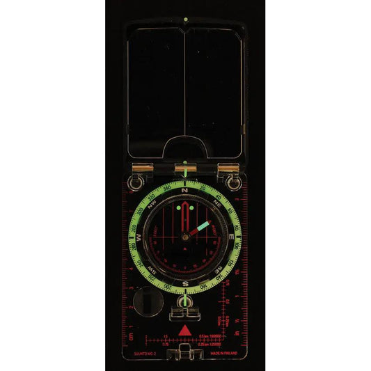 Suunto MC-2 NH USGS Mirror Compass - Stable Needle, Adjustable Declination, Sighting Mirror, Protractor by Suunto