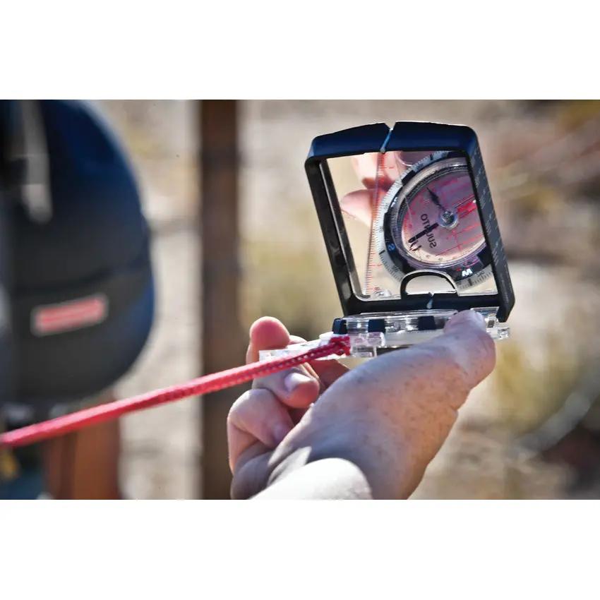 Suunto MC-2 NH USGS Mirror Compass - Stable Needle, Adjustable Declination, Sighting Mirror, Protractor by Suunto