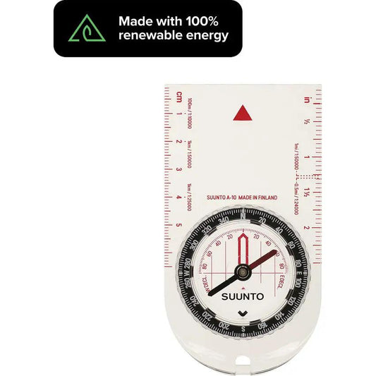 Suunto A-10 NH Compass - Highly Stable Polarity Resistant Needle With Map Protractor And Liquid Filled Capsule by Suunto