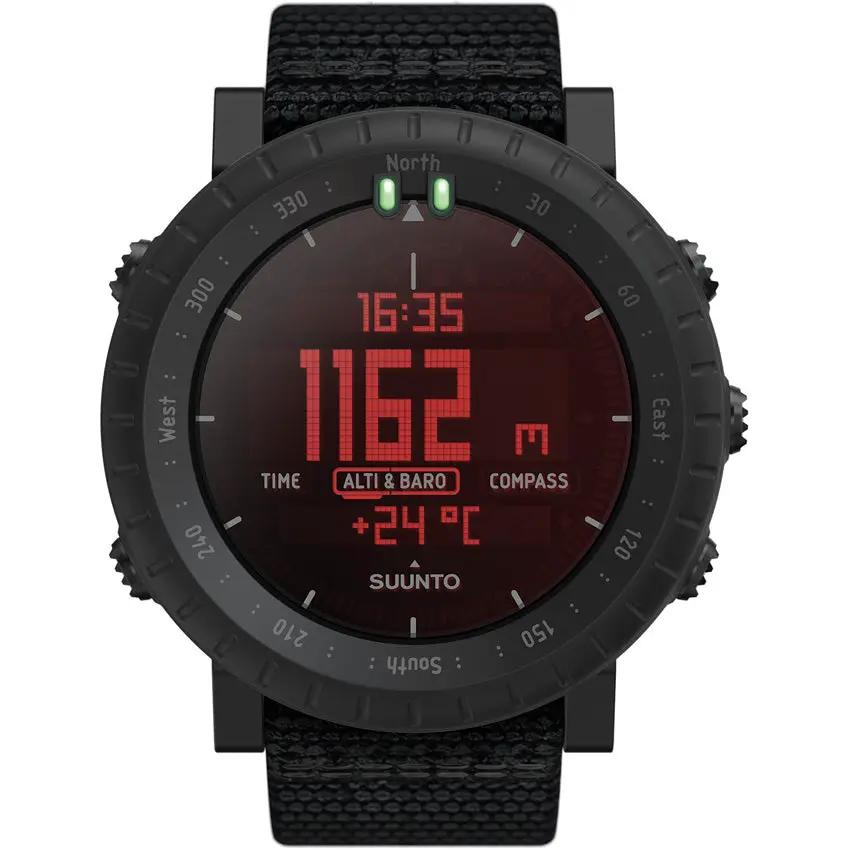 Suunto CORE Alpha Stealth Watch - Altimeter Barometer Compass Depth Meter 10m Declination And Night Vision Backlight by Suunto