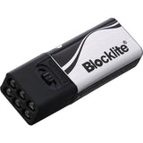 Blocklite 9V Emergency Flashlight For Outdoor And Home Use, 6 LED High Mode, 2 LED Flash, Battery Included by BLOCKLITE