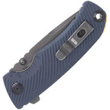 SOG Tellus ATK Linerlock Assisted Opening Knife 4.25in Closed 3.25in Green Squid Ink Handle - Fast Access EDC by Sog