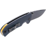 SOG Tellus ATK Linerlock Assisted Opening Knife 4.25in Closed 3.25in Green Squid Ink Handle - Fast Access EDC by Sog