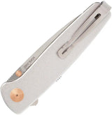 SOG Twitch III Linerlock Knife Rose Gold Accents - 3-Inch Satin 154CM Blade For EDC Enthusiasts by Sog