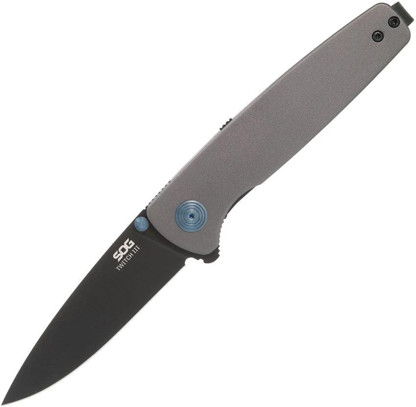 Sog Twitch III Linerlock Gunmetal SOG-11-15-03-43 by Sog