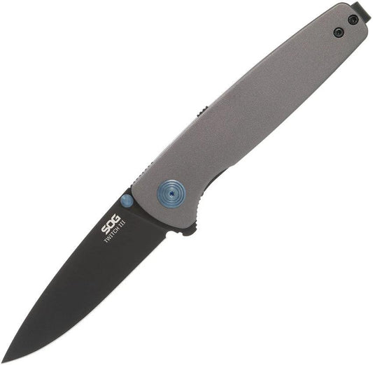 Sog Twitch III Linerlock Gunmetal SOG-11-15-03-43 by Sog