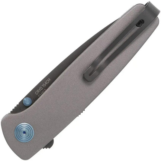 SOG Twitch III Linerlock Knife - Compact EDC Folding Knife With 3 Inch 154CM Blade And Gunmetal Aluminum Handle by Sog