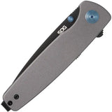 SOG Twitch III Linerlock Knife - Compact EDC Folding Knife With 3 Inch 154CM Blade And Gunmetal Aluminum Handle by Sog