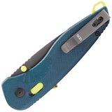 SOG Aegis MK3 AT XR Indigo Assisted Opening Folding Knife - Indigo Grip With D2 Tool Steel Blade by SOG