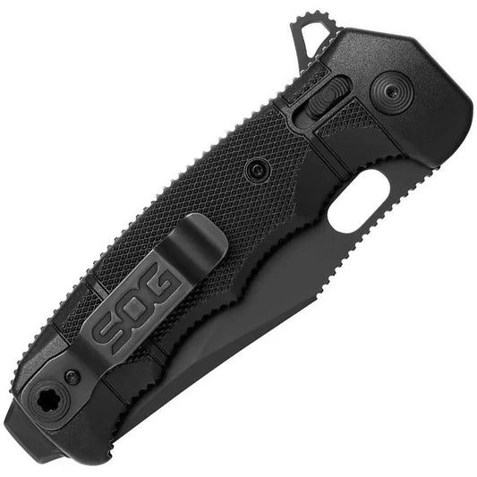 SOG Seal XR Clip Point Folding Knife - S35VN Blade for EDC and Tactical Use Pro Edition by SOG