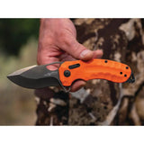SOG Kiku LTE XR Lock Folding Knife Bright Orange G10 Handle With CTS XHP Blade For Everyday Carry by SOG