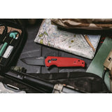 SOG Vision XR Lock Folding Knife - Red G10 Handle With CTS XHP Tanto Blade And XR Lock For EDC by SOG