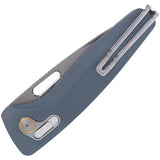 SOG One-Zero XR Lock Knife - Premium CPM S35VN Blade With Smoke Gray Aluminum Handle For EDC by Sog