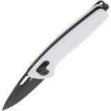 SOG One Zero XR Lock Knife - CPM S35VN Blade With TiNi Coated White Aluminum Handle For EDC by Sog