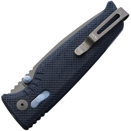 SOG Altair XR Lock Knife - Squid Ink GRN Handle CPM-154 TiNi Blade Ideal EDC Companion by Sog
