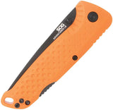 SOG Adventure Lockback Knife - Bright Orange Glass Filled Nylon Handle With 3 Inch Blade For EDC Enthusiasts by SOG