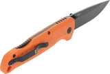 SOG Adventure Lockback Knife - Bright Orange Glass Filled Nylon Handle With 3 Inch Blade For EDC Enthusiasts by SOG