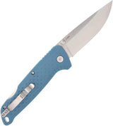 SOG Adventure Lockback Knife Blue Handle - 3 Inch Satin Blade For Everyday Carry And Outdoor Use by SOG