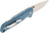 SOG Adventure Lockback Knife Blue Handle - 3 Inch Satin Blade For Everyday Carry And Outdoor Use by SOG