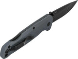 SOG Adventurer Lockback Knife - 3-Inch Black PVD Drop Point Blade with Gray GFN Handle for EDC Enthusiasts by SOG