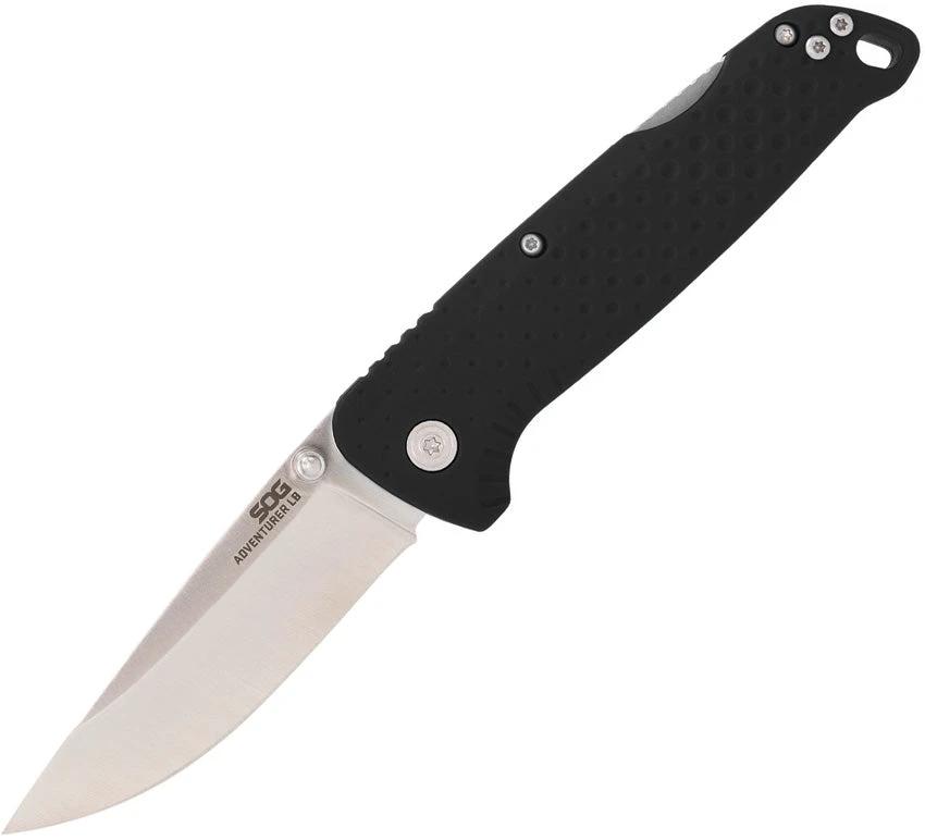 SOG Adventurer Lockback Blk/Satin SOG-13-11-08-43 by SOG