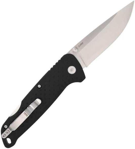 SOG Adventurer Lockback Folding Knife - Compact Satin Blade Three Inch EDC Ready by SOG