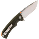 SOG Tellus Framelock Folding Knife - Compact Everyday Carry With 3.5 Inch Blade And Green GRN Handle by SOG