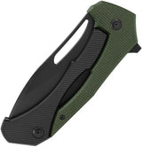 SOG Bulwark Framelock OD Micarta Folding Knife - 3-Inch D2 Blade for EDC and Outdoor Use by SOG