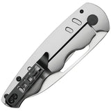 SOG Escape FL Linerlock Knife - Compact EDC Wharncliffe Blade Bead Blast Finish Stainless Handle by SOG