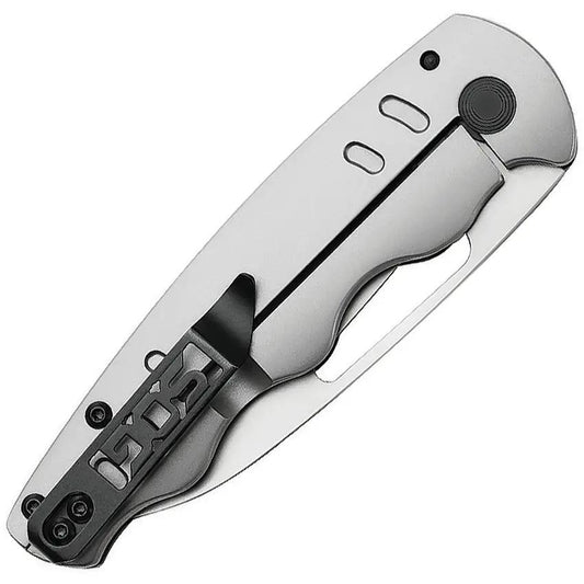 SOG Escape FL Linerlock Knife - Compact EDC Wharncliffe Blade Bead Blast Finish Stainless Handle by SOG
