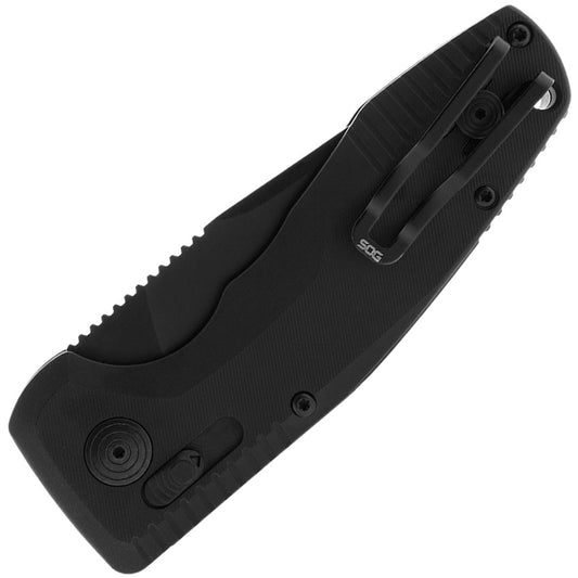 SOG Tac Com AU XR Auto Knife - One-Hand Deployment Automatic Opening D2 TiNi Blade 4-In Closed by SOG