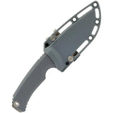 SOG Tellus FX Fixed Blade Knife - Rugged Outdoor And EDC Ready, Full Tang 4.25-Inch Blade, Wolf Gray GRN Handle by Sog