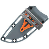 SOG Tellus FX Fixed Blade Knife - Rugged Outdoor And EDC Ready, Full Tang 4.25-Inch Blade, Wolf Gray GRN Handle by Sog