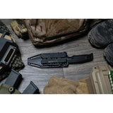 SOG Recondo FX Tactical Knife - Black TiNi Coated 440C Blade With Partially Serrated Edge And MOLLE Sheath by Sog