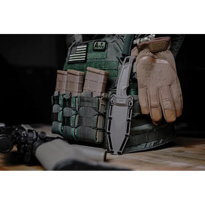 SOG Recondo FX Tactical Knife - TiNi Coated 440C Blade With FDE Sheath And MOLLE Belt Kit by Sog