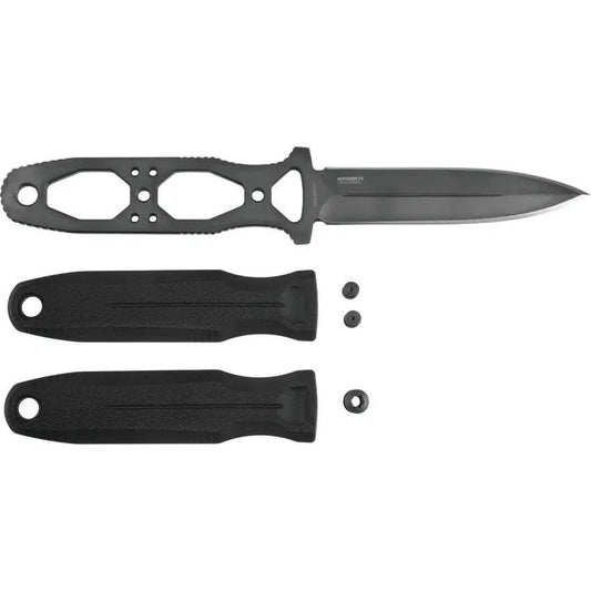 SOG Pentagon FX Covert Tactical Knife - 4.75 Inch S35VN TiNi Blade, Ambidextrous Full Tang MOLLE Sheath For Professionals by SOG