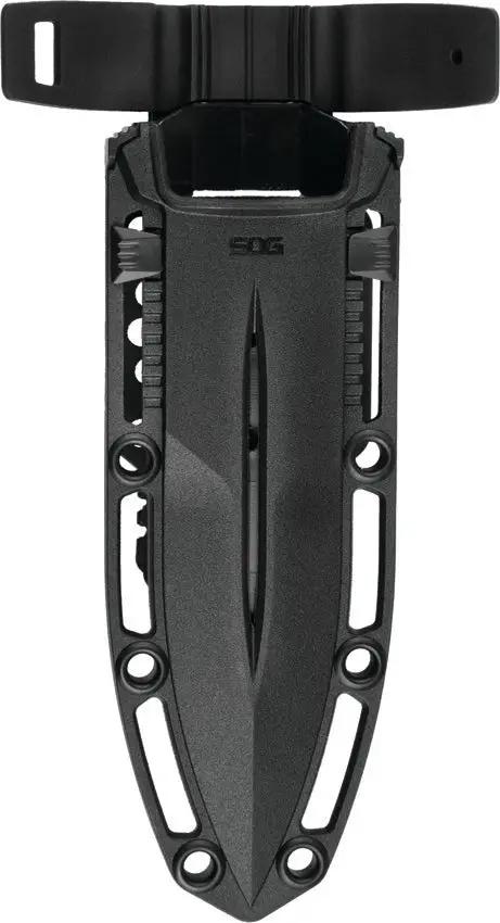 SOG Pentagon FX Covert Tactical Knife - 4.75 Inch S35VN TiNi Blade, Ambidextrous Full Tang MOLLE Sheath For Professionals by SOG