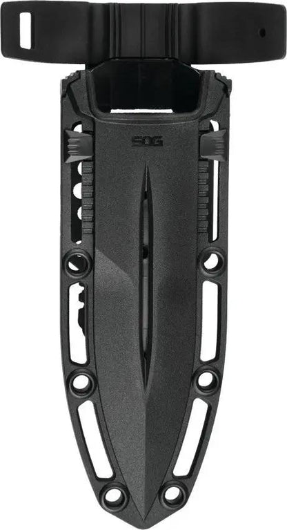 SOG Pentagon FX Covert Tactical Knife - 4.75 Inch S35VN TiNi Blade, Ambidextrous Full Tang MOLLE Sheath For Professionals by SOG